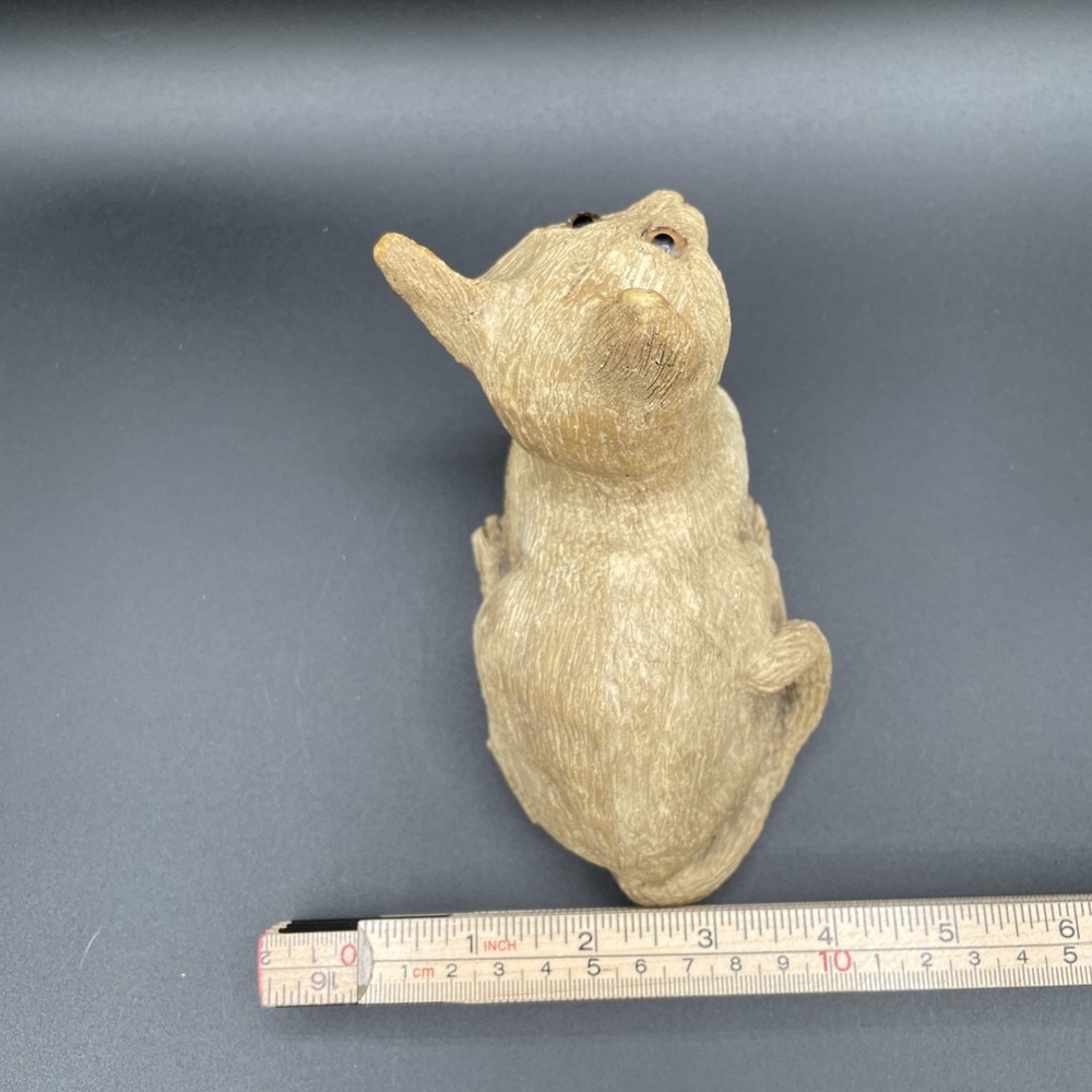 Vintage 1989 Art Craft Designs Of S.C. Ceramic Cat Sculpture Figurine Glass Eyes - Picture 11 of 11